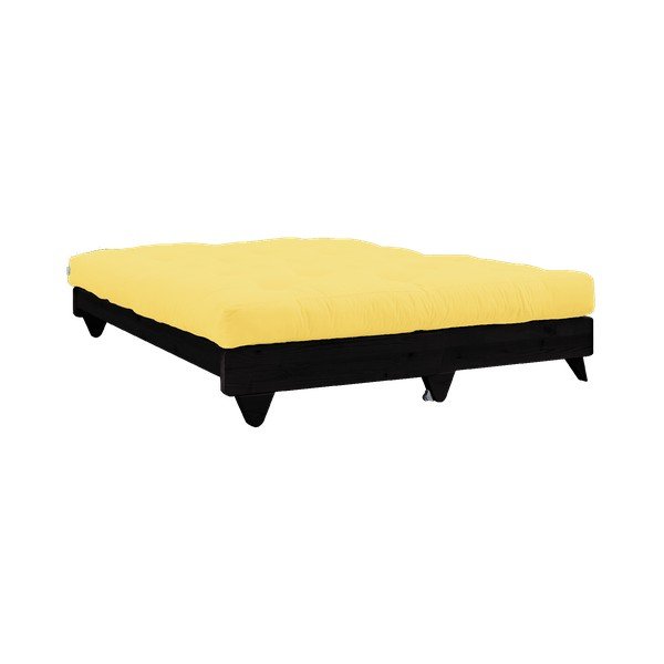 Canapea variabilă KARUP Design Fresh Black, galben deschis-image-4