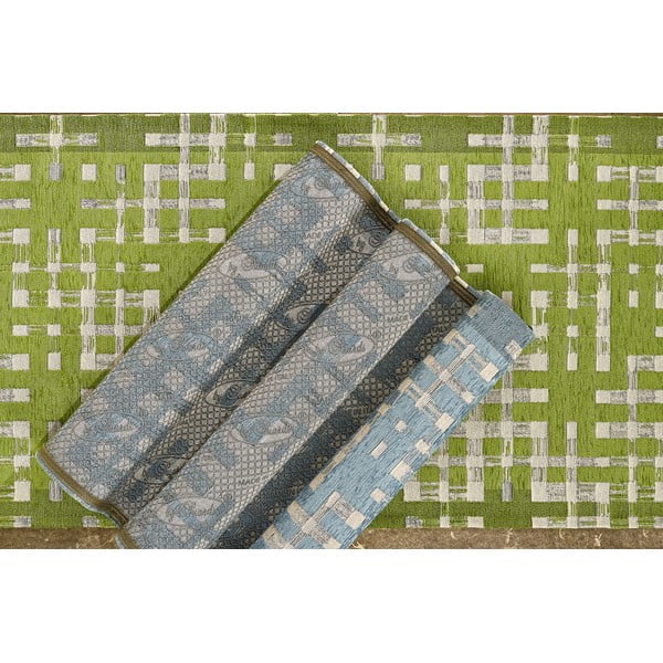 Covor tip traversă maro lavabil 55x240 cm Dama Fango – Floorita-image-2