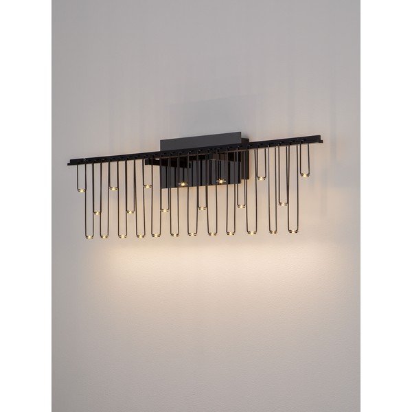 Aplică de perete argintiu-lucios LED cu intensitate reglabilă din aluminiu Stellar – Nova Luce-image-2