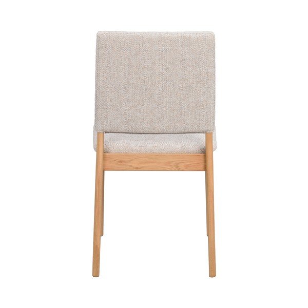 Scaun de dining crem/în culoare naturală din lemn de stejar Medford – Rowico-image-4