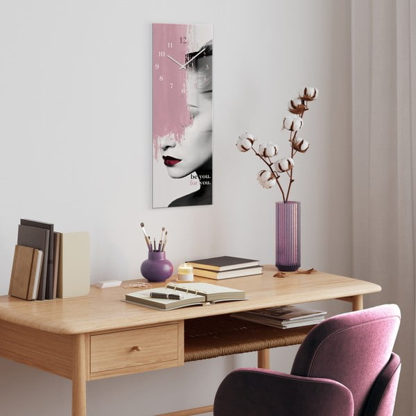 Ceas de perete din sticlă Be you - Styler-image-1