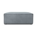 Taburet modular gri cu tapițerie din catifea reiată Sting – Scandic