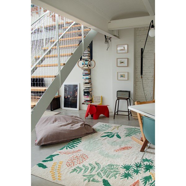 Covor pentru copii lavabil/țesut manual din bumbac 170x240 cm Botanic Plants – Lorena Canals-image-4