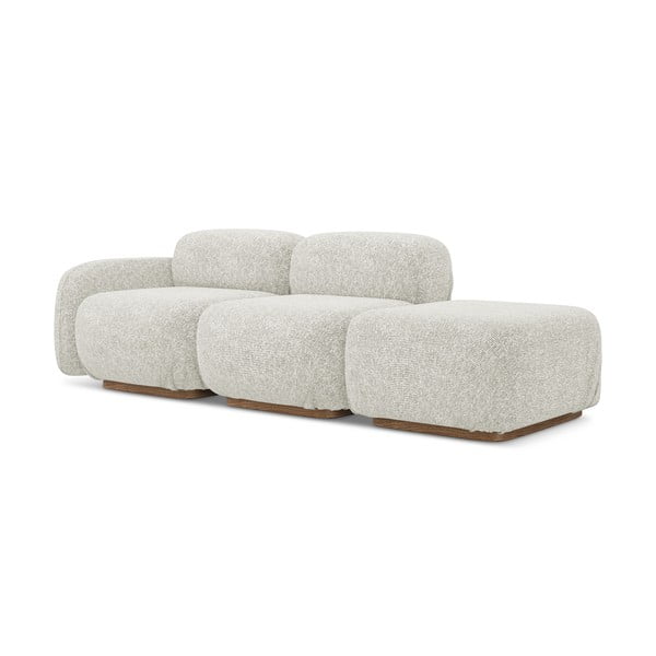 Șezlong modular crem (cu colț pe partea stângă) Ailani – Makamii-image-1
