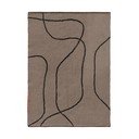 Covor maro lavabil din bumbac 100x140 cm Shadow – Mette Ditmer Denmark