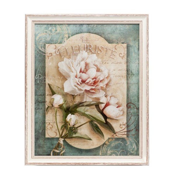 Tablou Antic Line Le Fleuriste, 46 x 57 cm