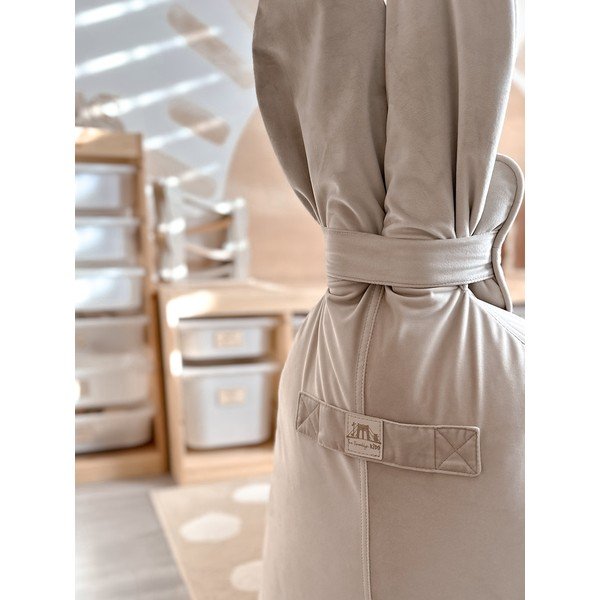 Fotoliu puf pentru copii bej Funny Bunny – The Brooklyn Kids-image-1