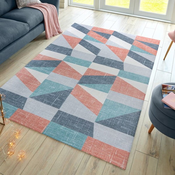 Covor lavabil 120x170 cm MATCH LOLA GEO – Flair Rugs-image-1