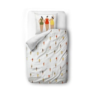 Lenjerie de pat din bumbac satinat Butter Kings Swimming Ladies, 140 x 200 cm