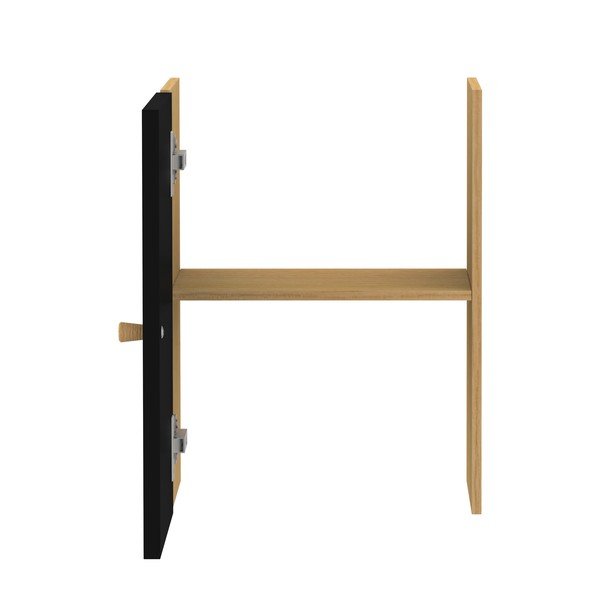 Modul cu uși pentru sistem de rafturi modulare negru 33x43,5 cm Z Cube - Tenzo-image-4