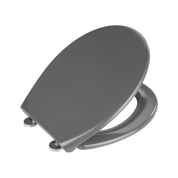 Capac WC Wenko Samos, 44,5 x 37,5 cm, gri închis-image-2