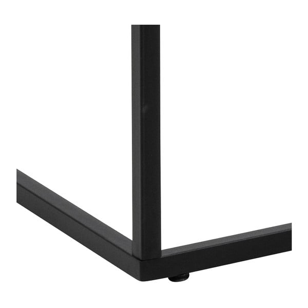 Măsuță de cafea albă cu blat cu aspect de marmură 55x110 cm Barossa – Actona-image-4