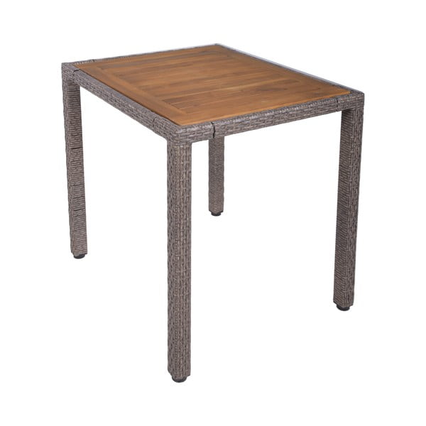 Set de dining pentru grădină maro închis din ratan artificial pentru 2 persoane Dakota – Garden Pleasure-image-2