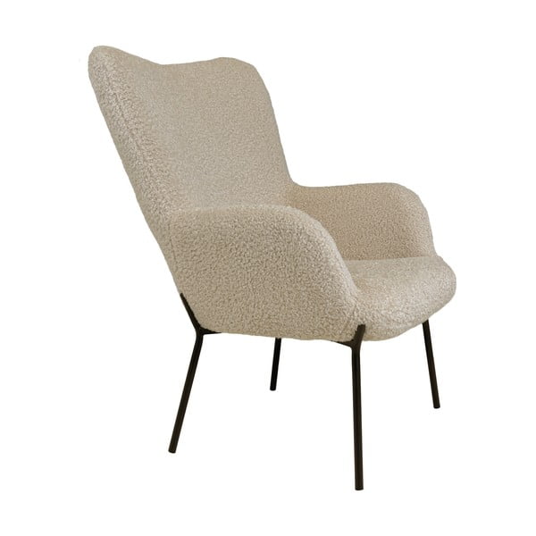 Fotoliu bej cu tapițerie din blană artificială Glasgow – Bonami Essentials-image-3