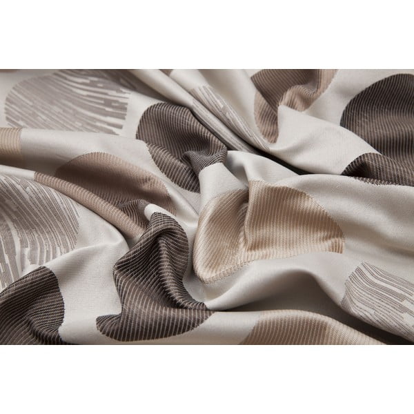 Draperie maro/bej din jacquard 210x260 cm Cerro – Mendola Fabrics-image-2