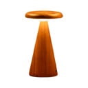 Veioză în culoare naturală LED cu abajur din lemn (înălțime 14 cm) Sylva – Gingko