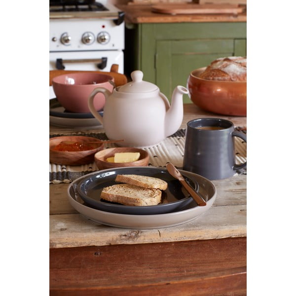 Farfurie din ceramică gri închis Mikasa Serenity, ø 20 cm-image-1