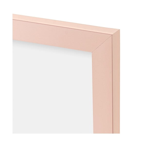 Ramă foto roz-deschis de perete din plastic 34x44 cm  -image-2