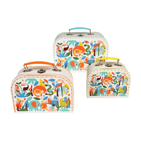 Valize pentru copii 3 buc. Wild Wonders - Rex London-image-3