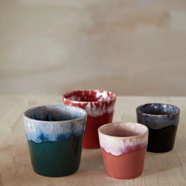 Ceașcă portocalie pentru espresso din gresie ceramică 100 ml Grespresso – Costa Nova-image-3