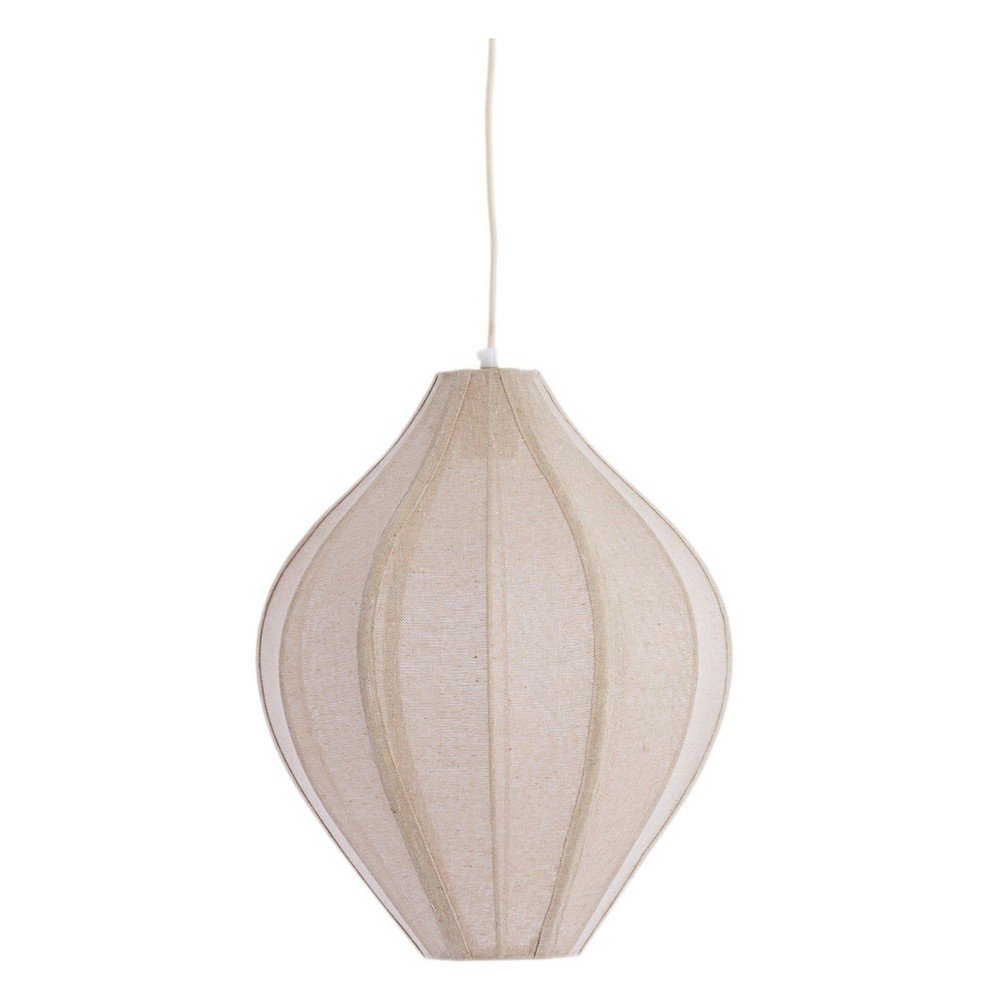 Lustră în culoare naturală cu abajur textil Pasto – Light &amp; Living