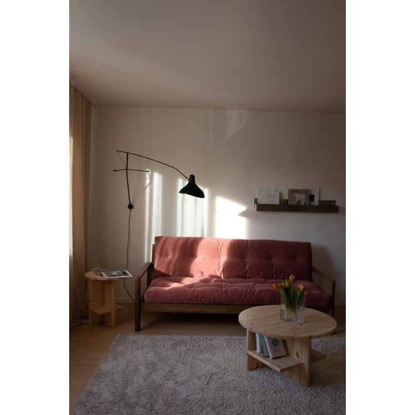 Canapea roz extensibilă 205 cm Knob – Karup Design-image-1