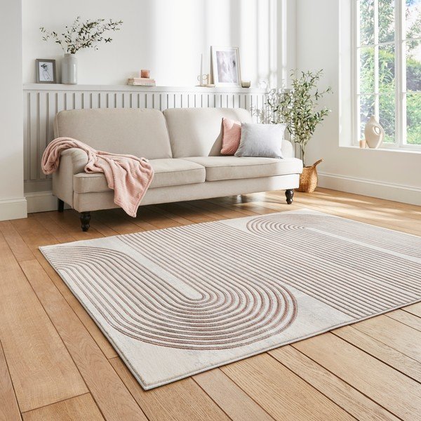 Covor roz/gri deschis 160x220 cm Apollo – Think Rugs-image-2