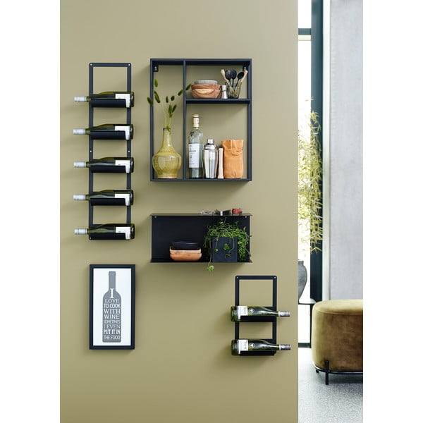 Poliță din fier Canett Joy Thomas, 50 x 60 cm, negru-image-3