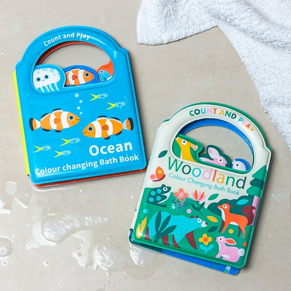 Jucărie interactivă Colour changing bath book Ocean – Rex London-image-2