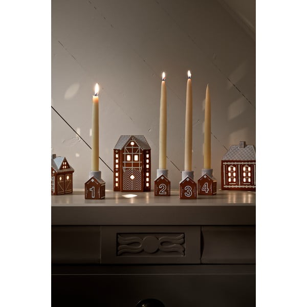 Sfeșnic pentru advent din ceramică Gingerbread – Kähler Design-image-2