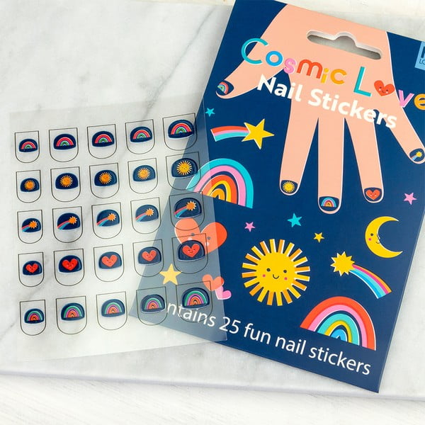 Set creativ Cosmic Love – Nail stickers – Rex London-image-1