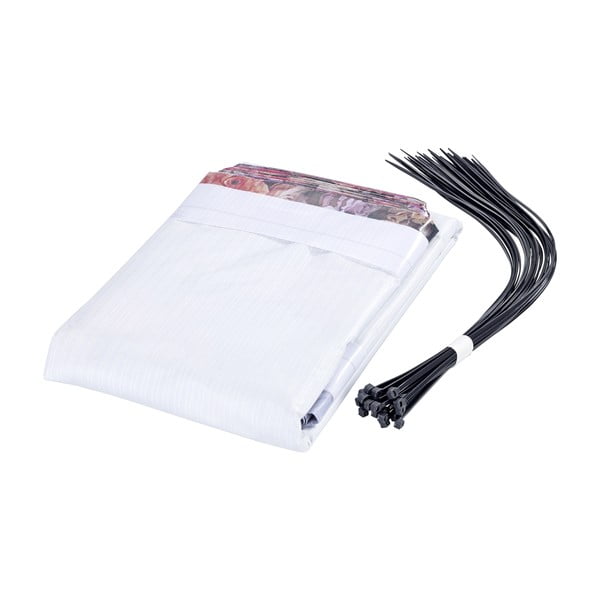 Paravan pentru balcon roz/gri 500x85 cm Roses - Maximex-image-3