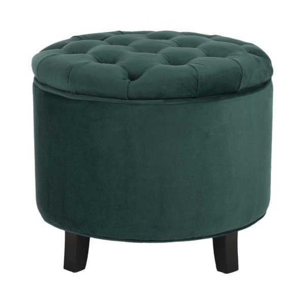 Taburet cu spațiu pentru depozitare Katherine Emerald-image-1