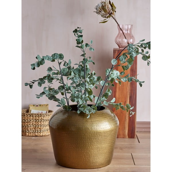 Măsuță de cafea aurie rotundă din metal ø 50 cm Avola – Bloomingville-image-3