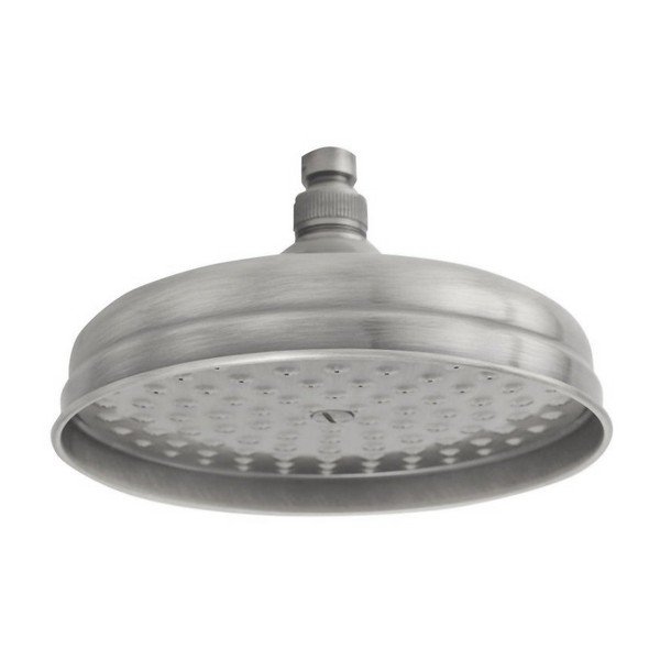 Cap de duș argintiu mat din alamă ø 20 cm Antea – Sapho