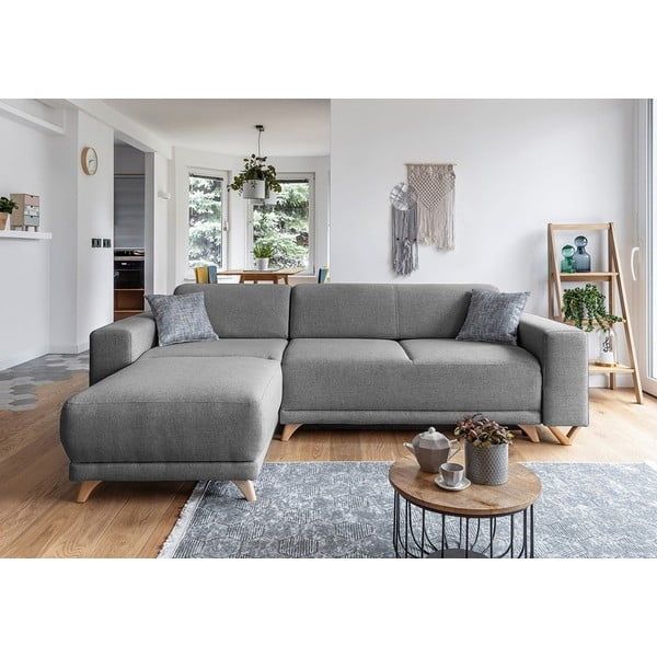 Colțar gri extensibil/cu spațiu de depozitare Classy Sophie – Miuform-image-1