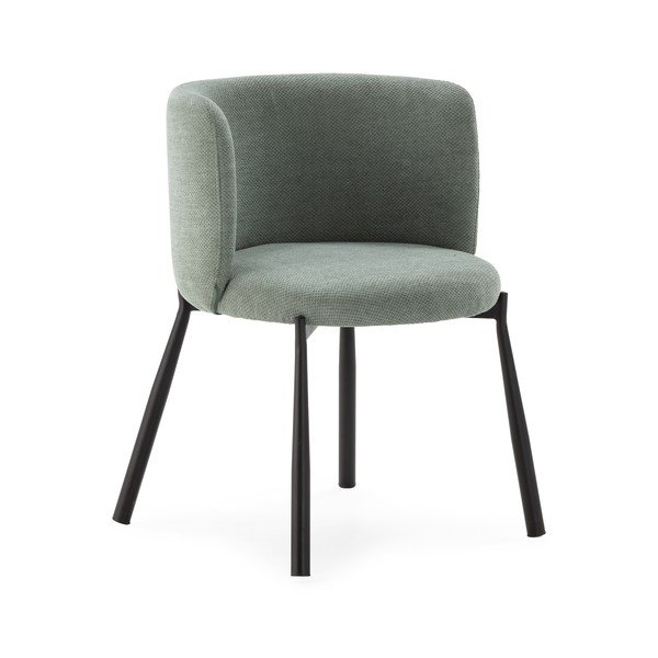 Set de scaune de sufragerie verde mentă 2 buc. tapițat Ginny – MOME