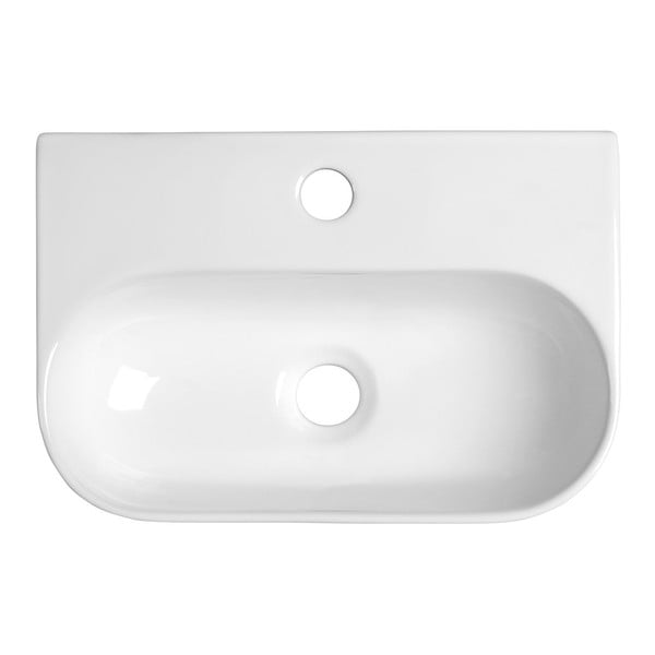 Chiuvetă mică pentru WC albă din ceramică 42x29 cm Nerissa – Sapho-image-2