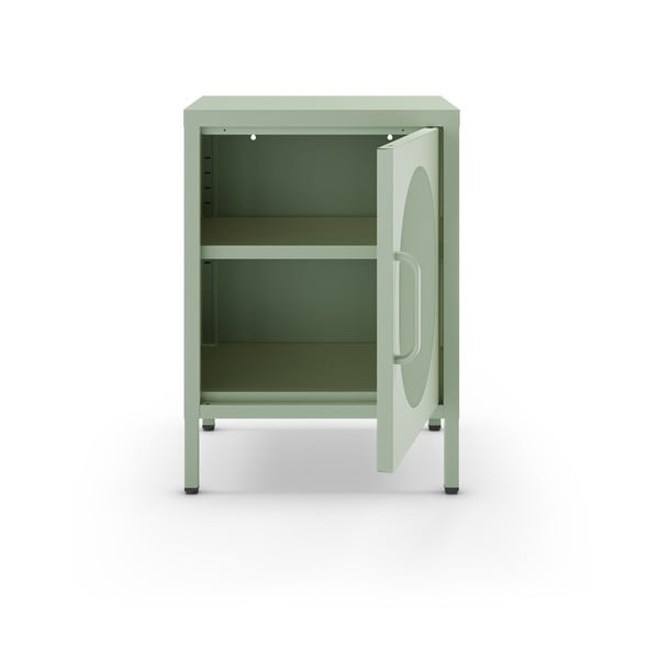 Noptieră verde-mentă din metal Diora – Marckeric-image-1