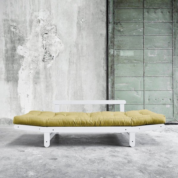 Canapea extensibilă Beat White/Avocado Green-image-2