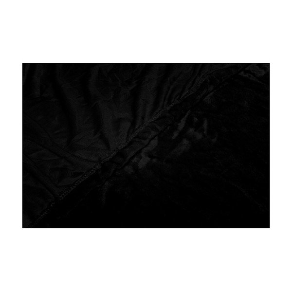 Cearșaf din micromicropluș My House, 180 x 200 cm, negru-image-1