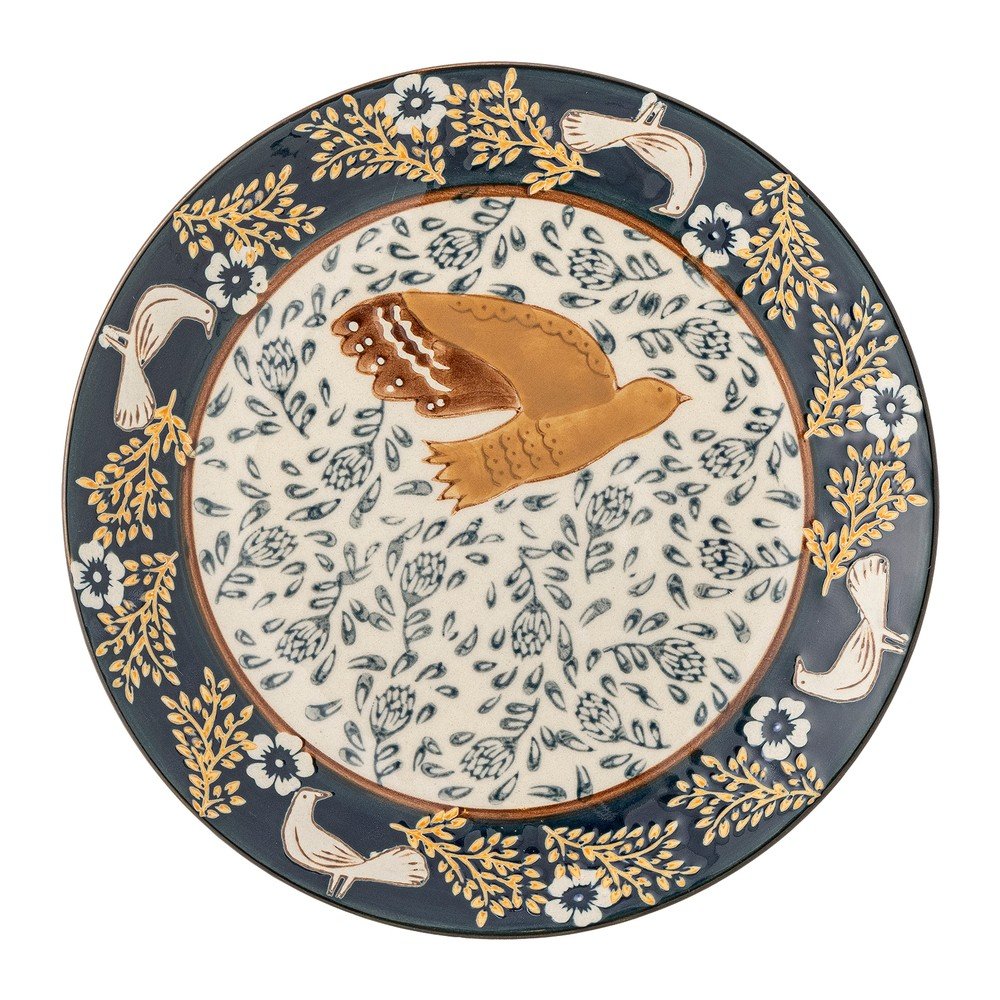 Farfurie albastrÄpentru desert din gresie Ã¸ 16 cm Hezha âu0080Bloomingville