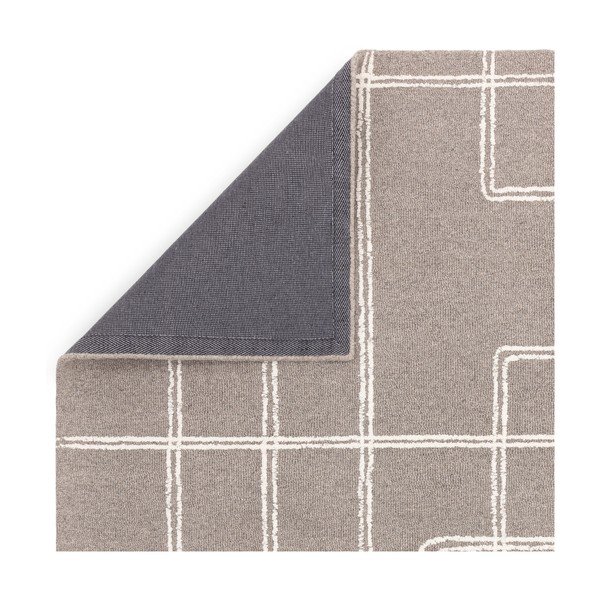 Covor gri deschis handmade din lână 200x300 cm Ada – Asiatic Carpets-image-2