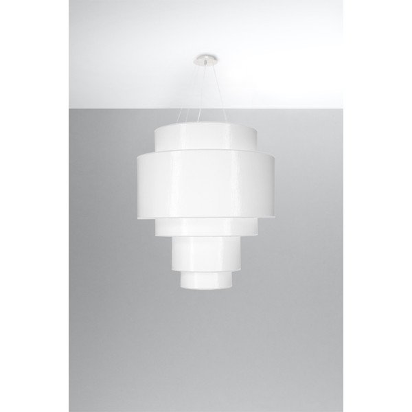 Lustră albă ø 80 cm Elber - Sollux-image-1