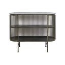 Comodă neagră din metal 100x80 cm Yinthe – Light & Living