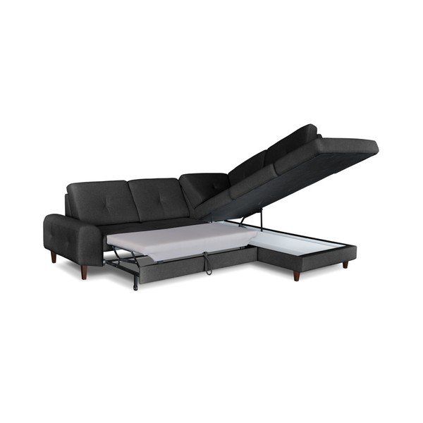 Colțar extensibil  Windsor  & Co. Sofas Beta, colț partea dreaptă, gri-image-4