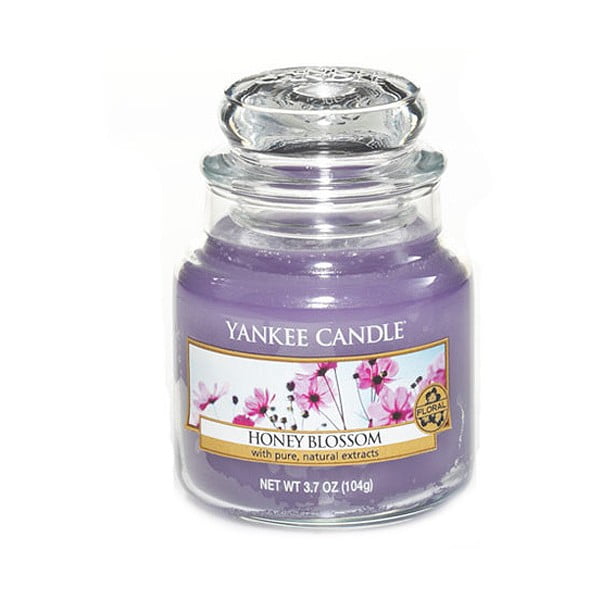 Lumânare parfumată Yankee Candle Honey Blossom, timp de ardere 25 - 40 ore