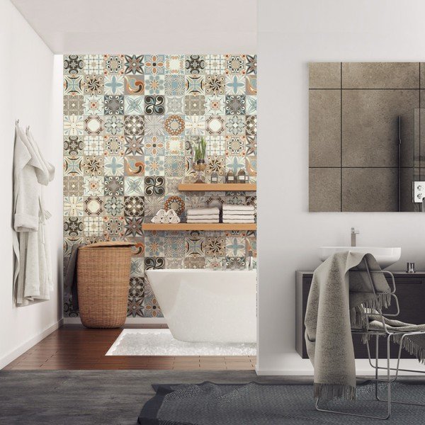 Set 24 autocolante Ambiance Rumba Cement-image-1