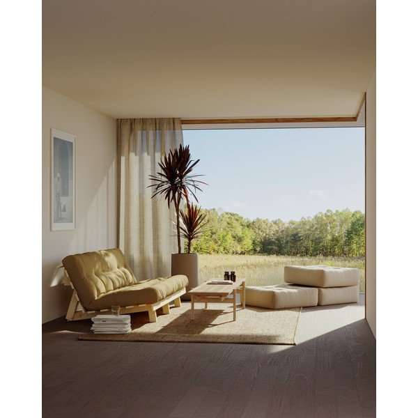 Canapea variabilă Karup Design Lean Yellow-image-1