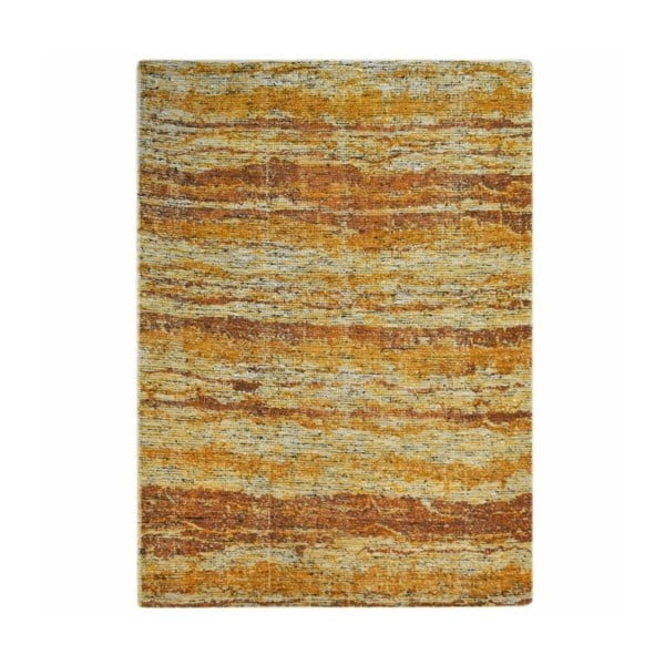 Covor din lână și vîscoză The Rug Republic Wilfred, 230 x 160 cm, portocaliu